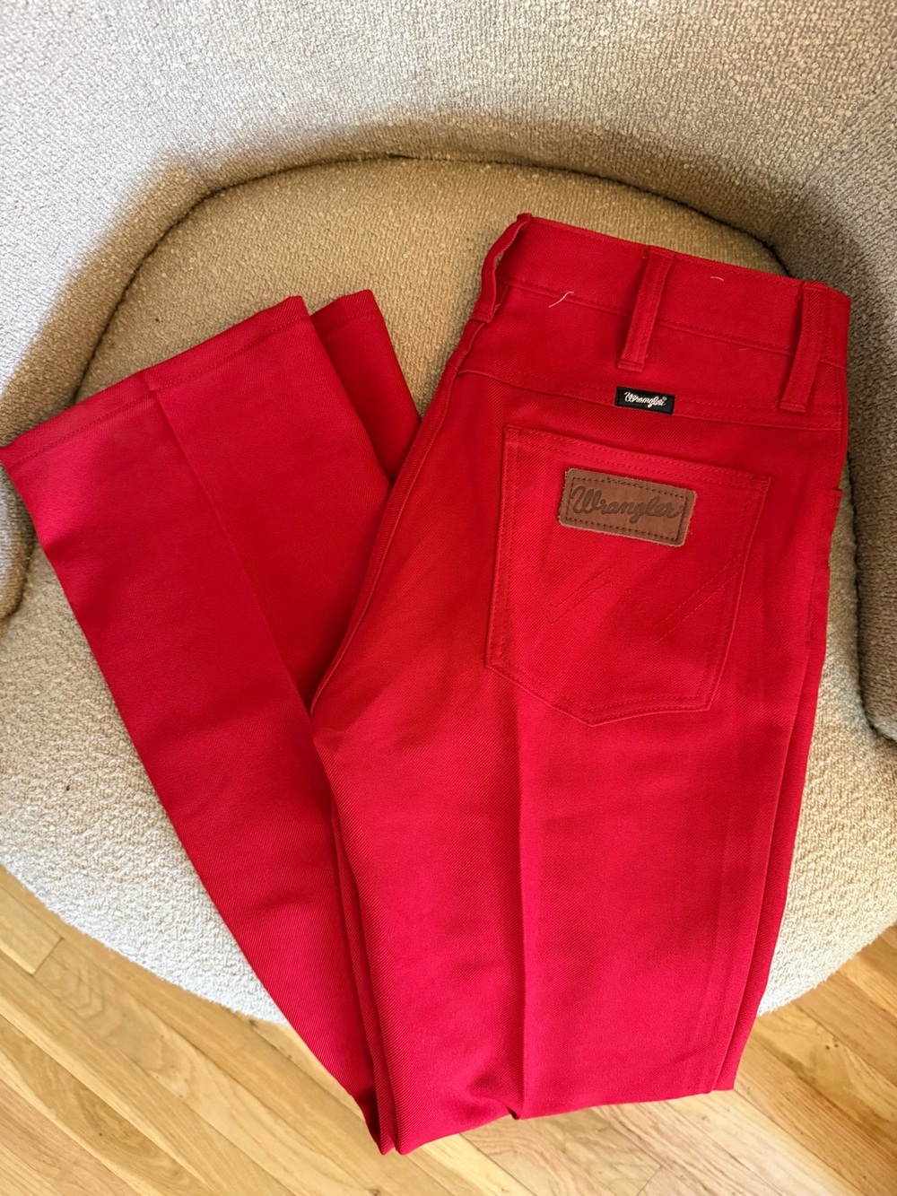 Wrangler Women's Bright Red Skinny Jeans